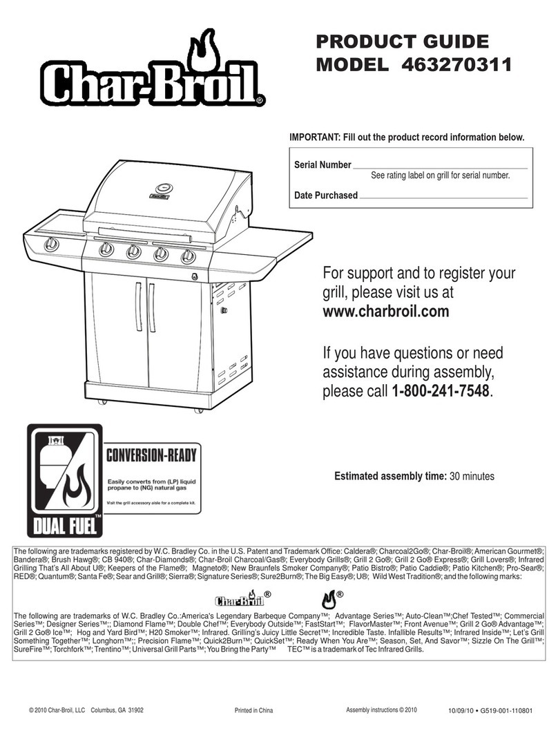Char-Broil 463270311 Product guide