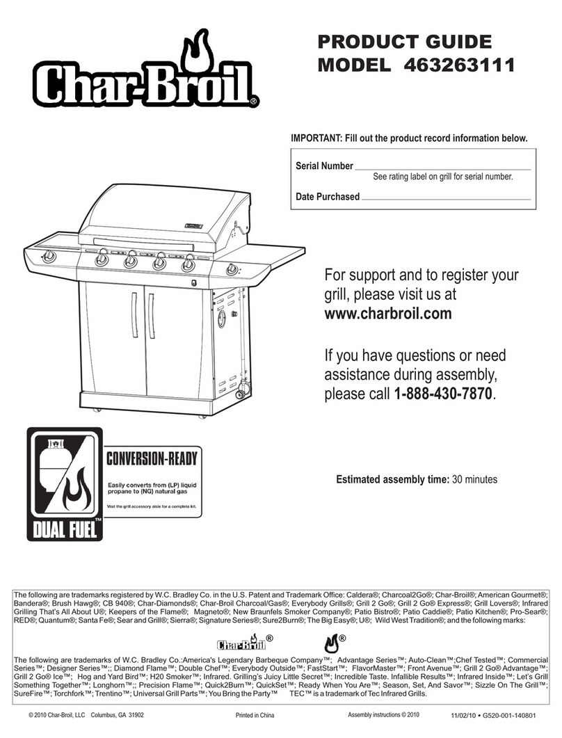Char-Broil 463263111 User manual