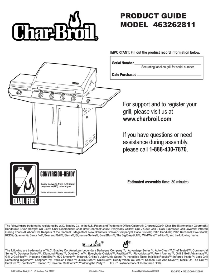 Char-Broil 463262811 User manual