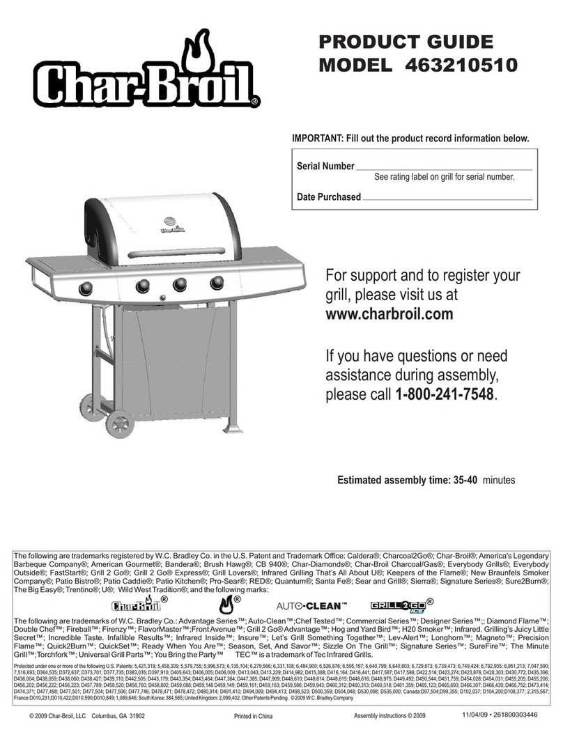 Char-Broil 463210510 User manual