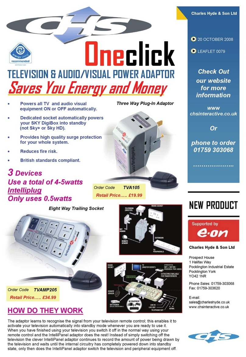 CHS TVA105 brochure