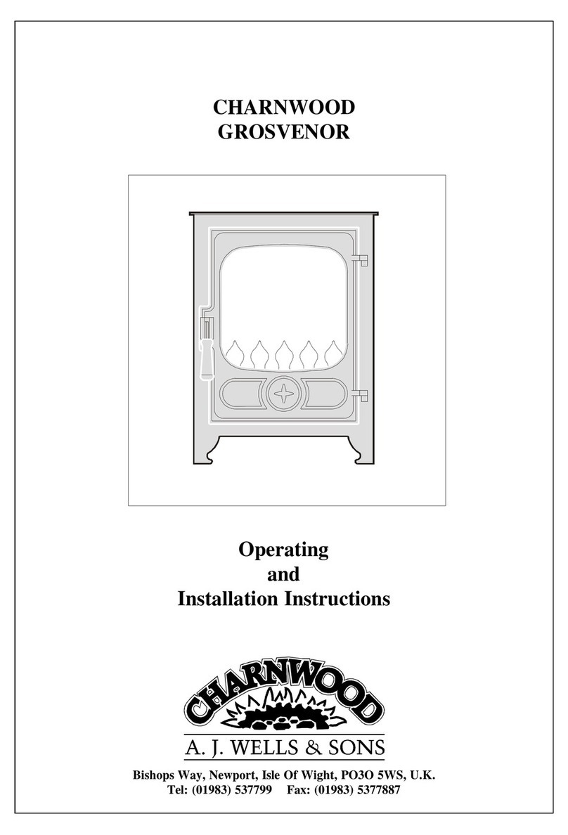 Charnwood Grosvenor Operating and installation instructions
