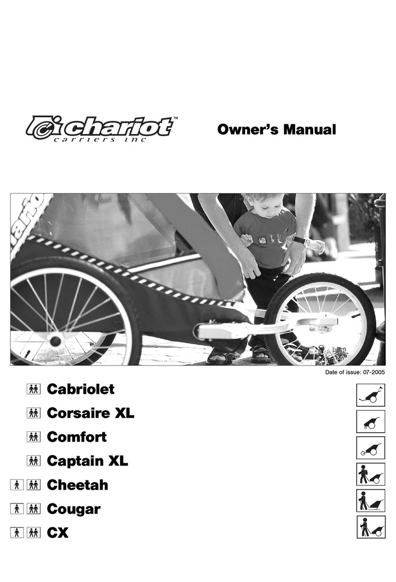 Chariot Carriers Comfort User manual Chariot Carriers Comfort User manual