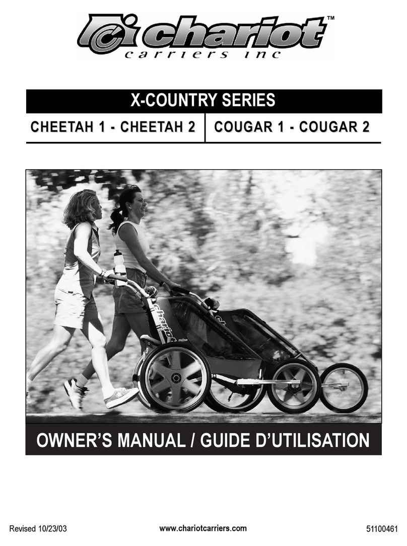 Chariot Carriers CHEETAH 1 User manual Chariot Carriers CHEETAH 1 User manual
