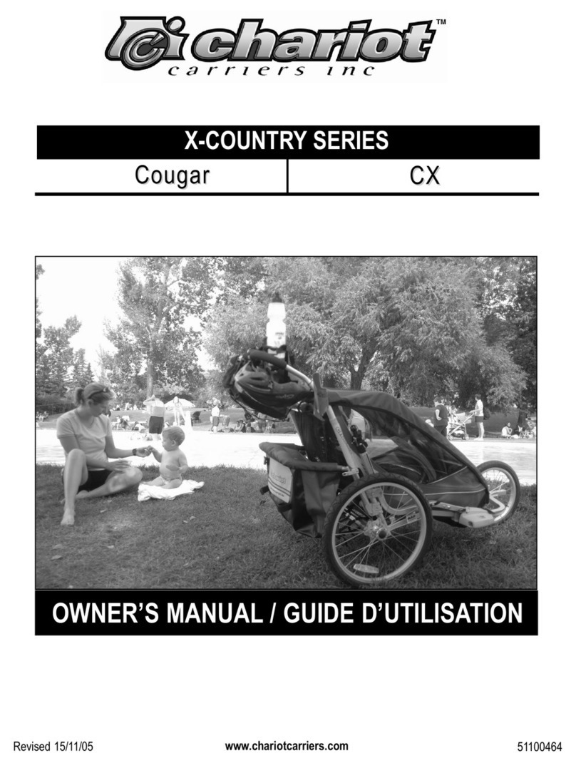 Chariot Carriers Babya Carrier User manual