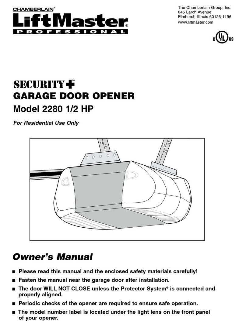 Chamberlain 2280 User manual