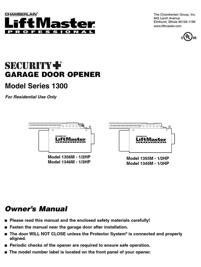 Chamberlain 1345M owner's manual