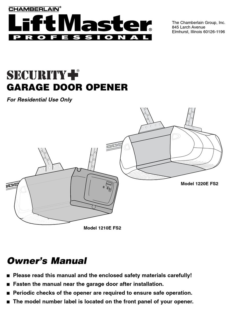 Chamberlain Security+ 1210E FS2 User manual