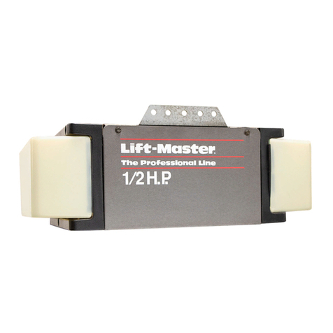 Chamberlain LiftMaster Security+ 1245LMC-R-1/3HP owner's manual
