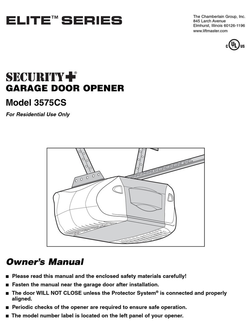 Security + Elite 3575CS owner's manual