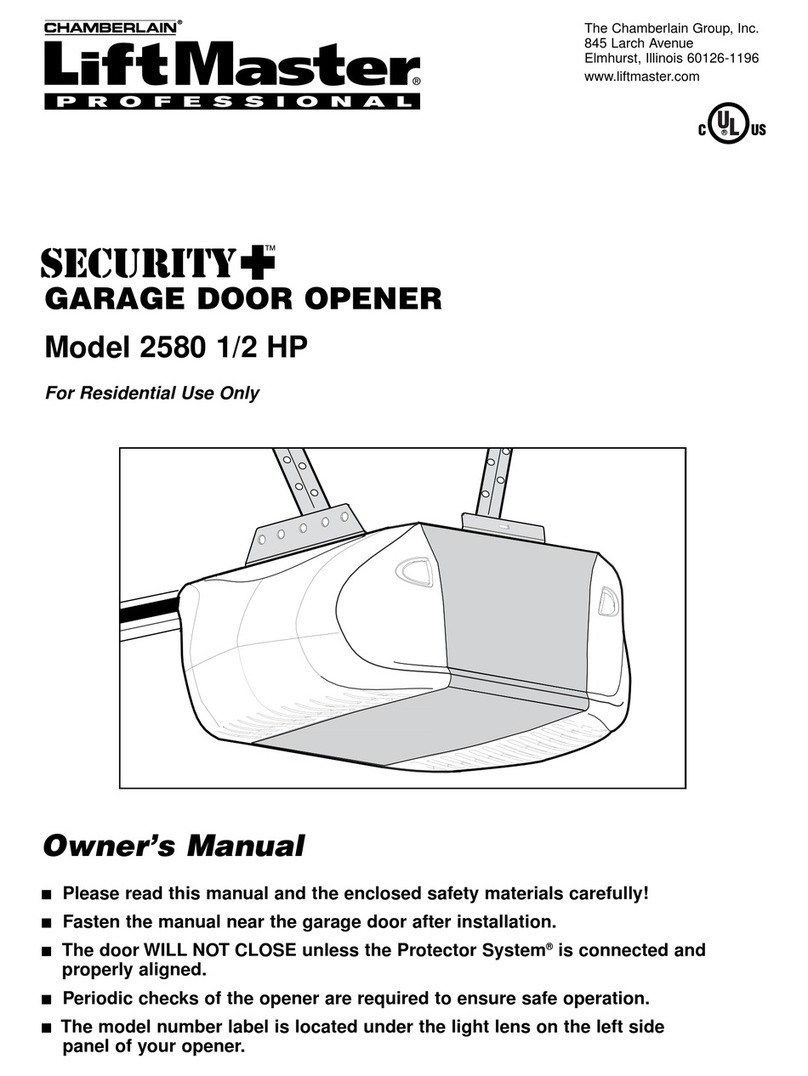 Chamberlain Security+ 2580 User manual