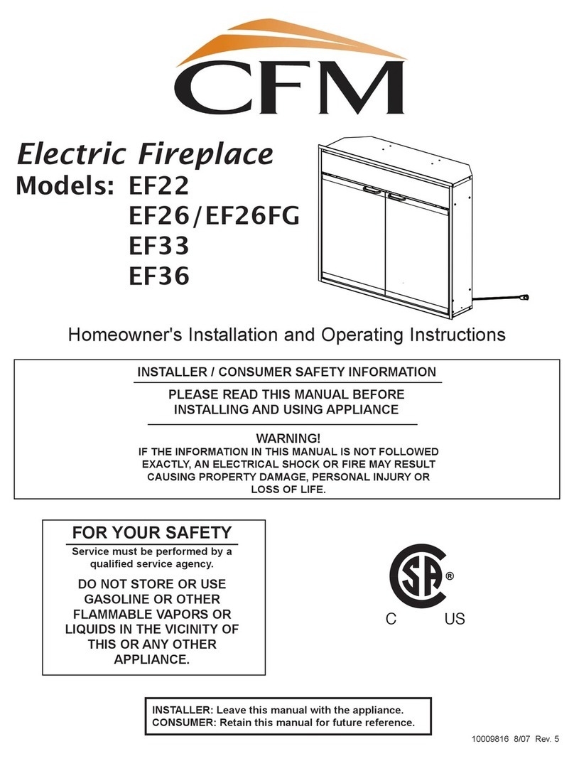 CFM EF22 Mounting instructions