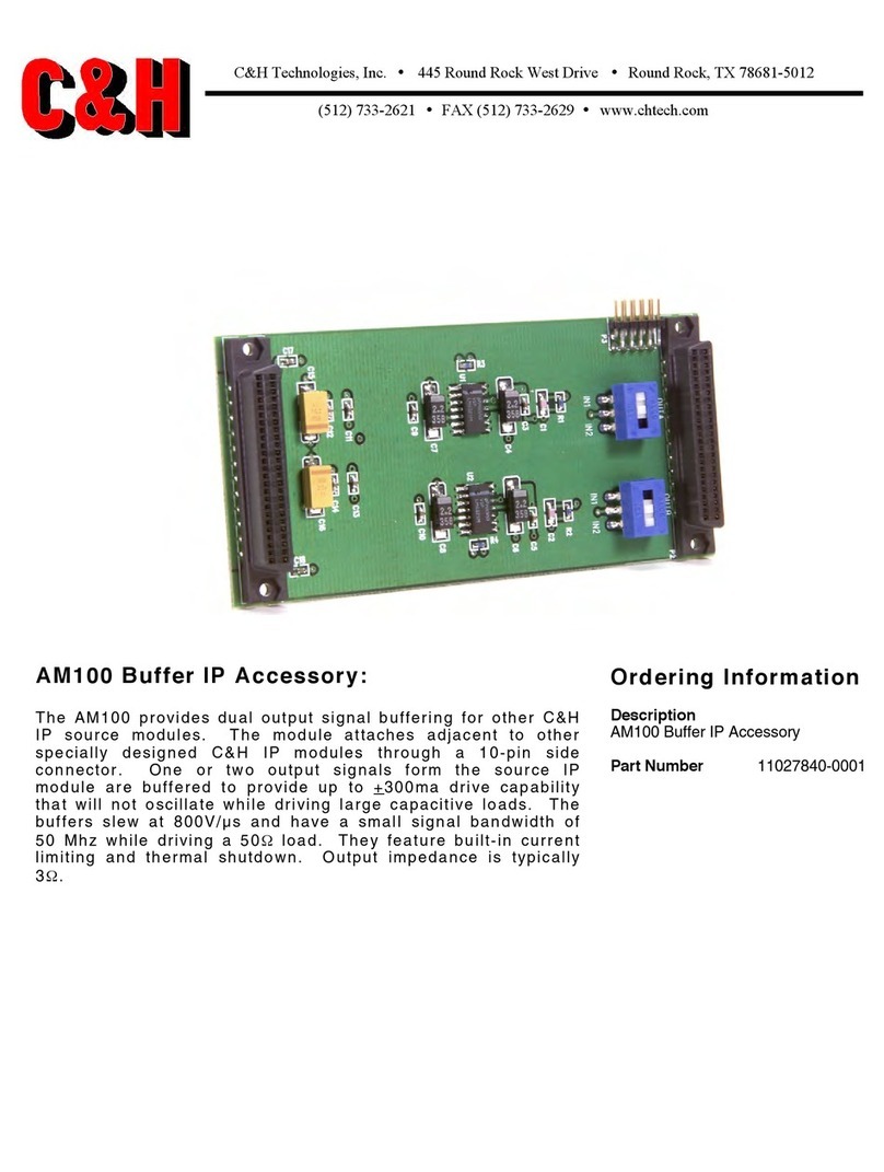 C&H Technologies AM100 brochure