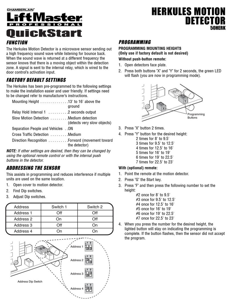 Chamberlain LiftMaster Hercules 50HERK quick start guide