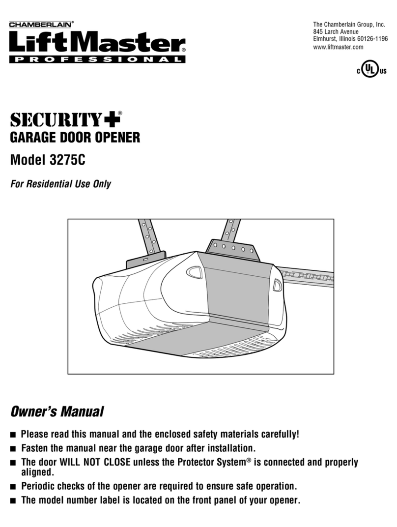 Chamberlain LiftMaster 3275C User manual