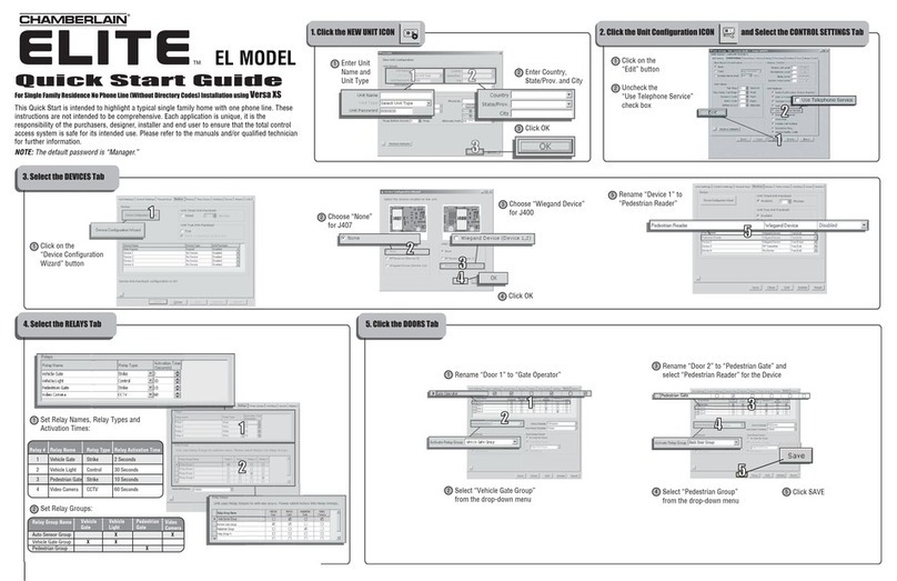Chamberlain LiftMaster ELITE EL2000 User manual