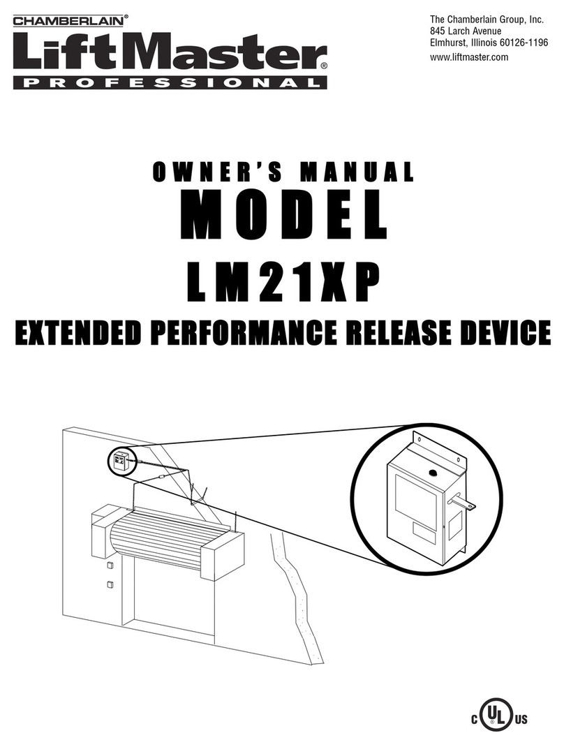 Chamberlain LiftMaster LM21XP owner's manual