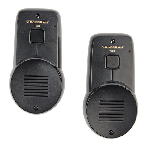 Chamberlain WIRELESS PORTABLE INDOOR/OUTDOOR INTERCOM... user manual