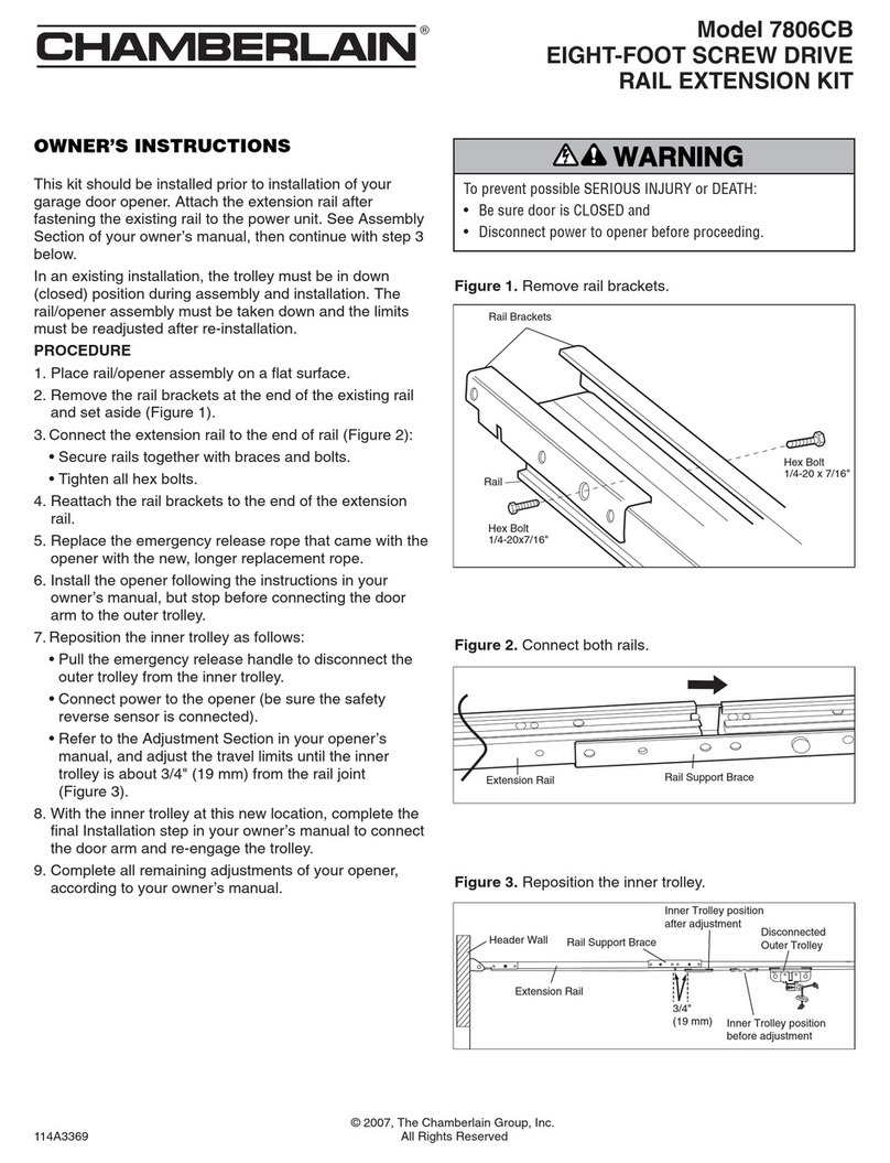 Chamberlain 7806CB User manual