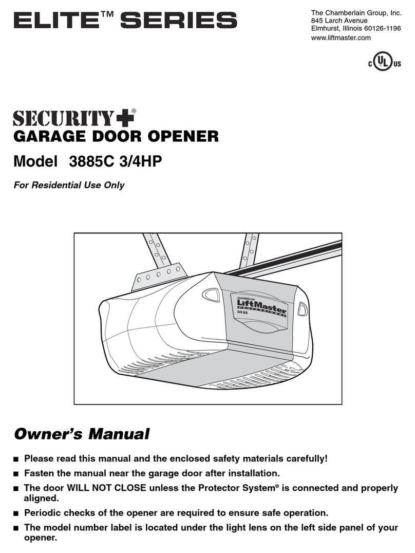 Security + Elite 3885C owner's manual Security + Elite 3885C owner's manual