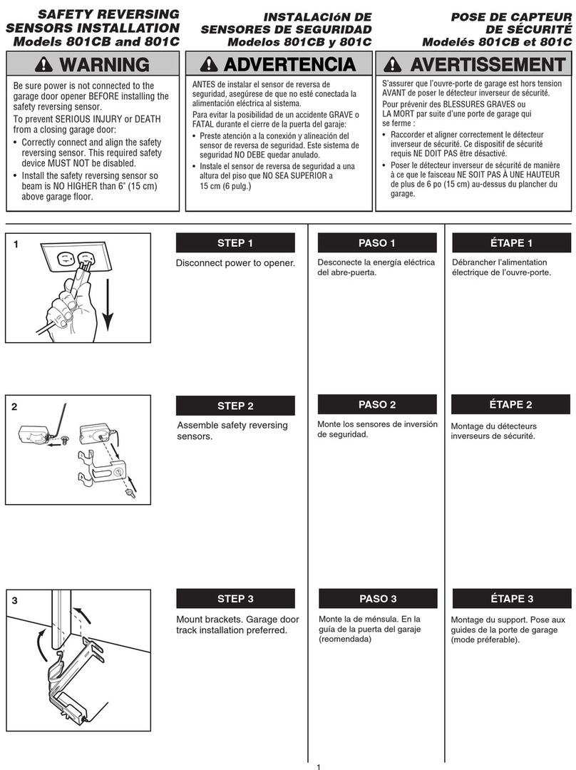 Chamberlain 801C installation manual