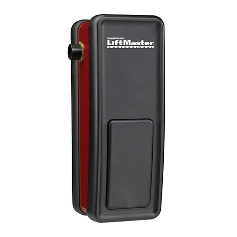 Chamberlain LiftMaster Professional Security+ 3800 owner's manual