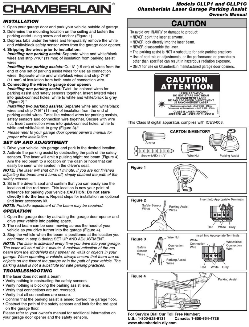 Chamberlain CLLP1 owner's manual