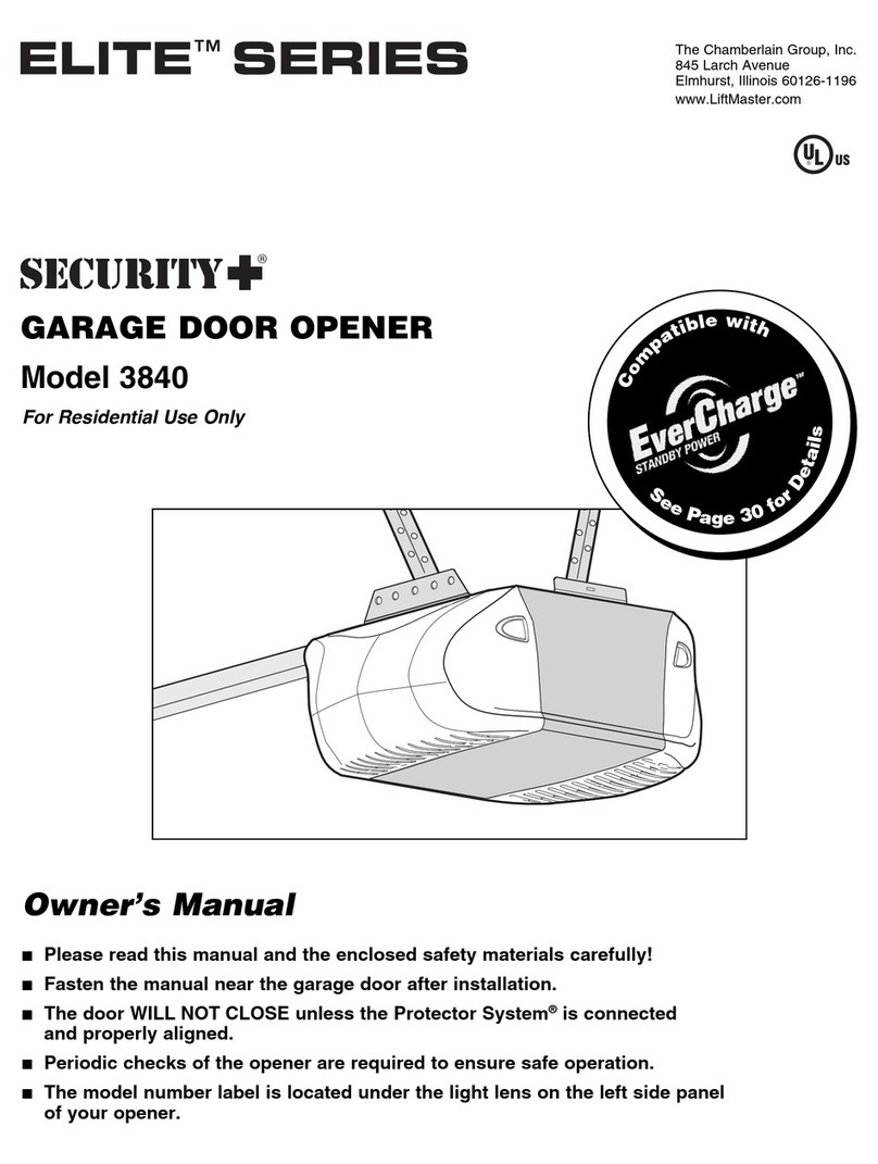 Security + ELITE 3840 owner's manual