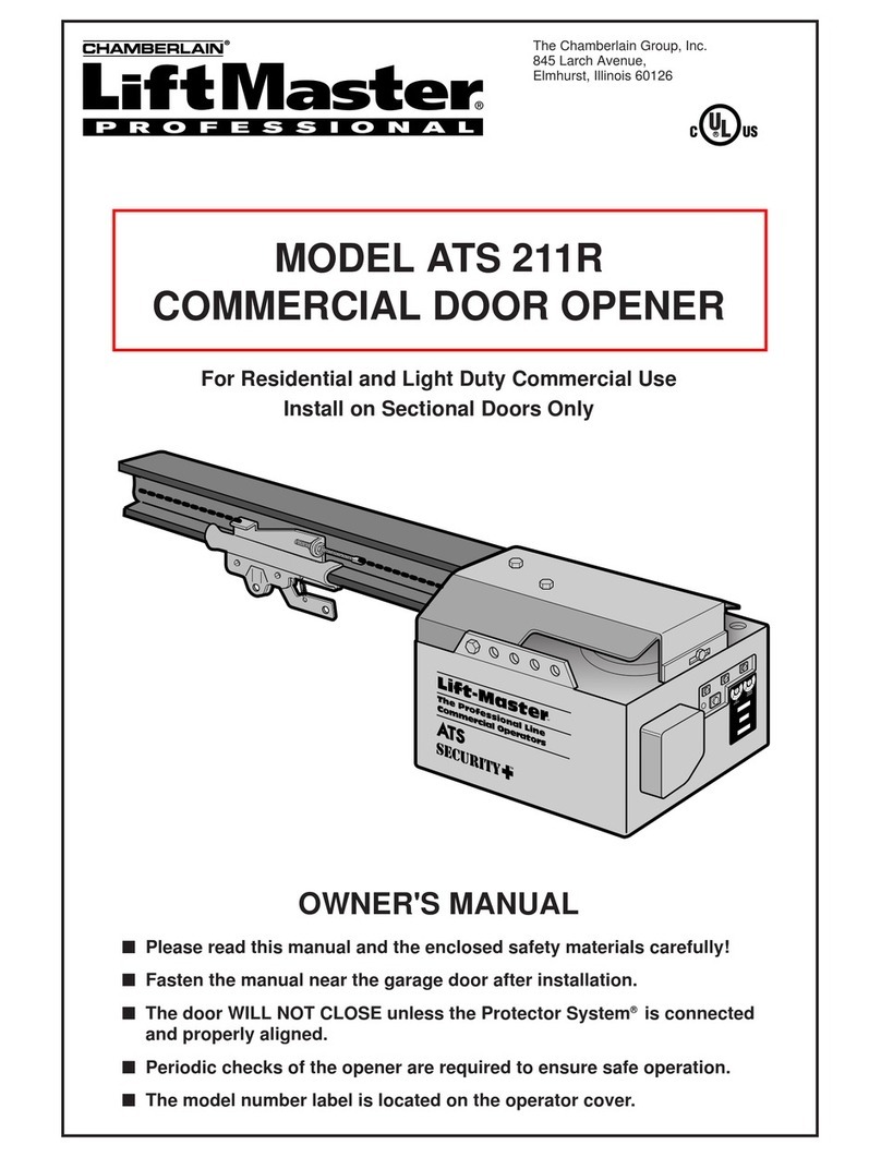 Chamberlain LiftMaster Professional ATS 211R User manual