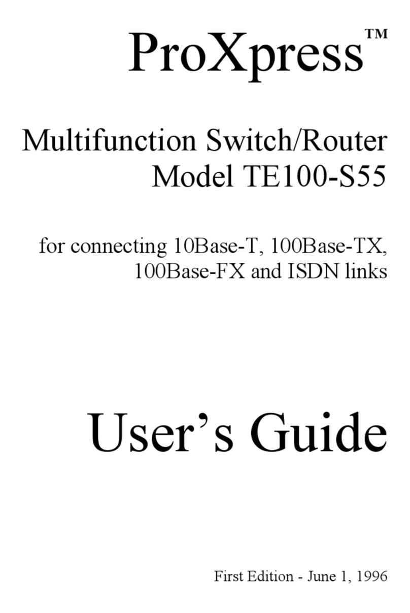 TRENDware ProXpress TE100-S55 User manual