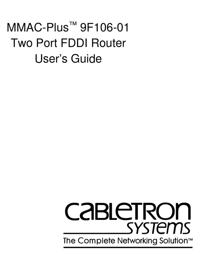 Cabletron Systems MMAC-Plus 9F106-01 User manual