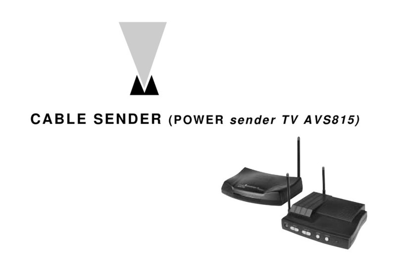Cables to Go TV AVS 815 manual