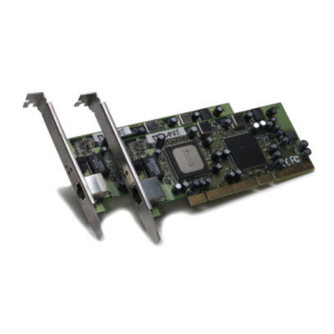 Asante FriendlyNET GigaNIX 1000TA/TPC user manual