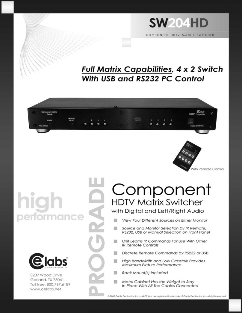 Celabs SW204HD User manual