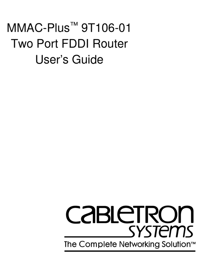 Cabletron Systems MMAC-Plus 9T106-01 User manual Cabletron Systems MMAC-Plus 9T106-01 User manual