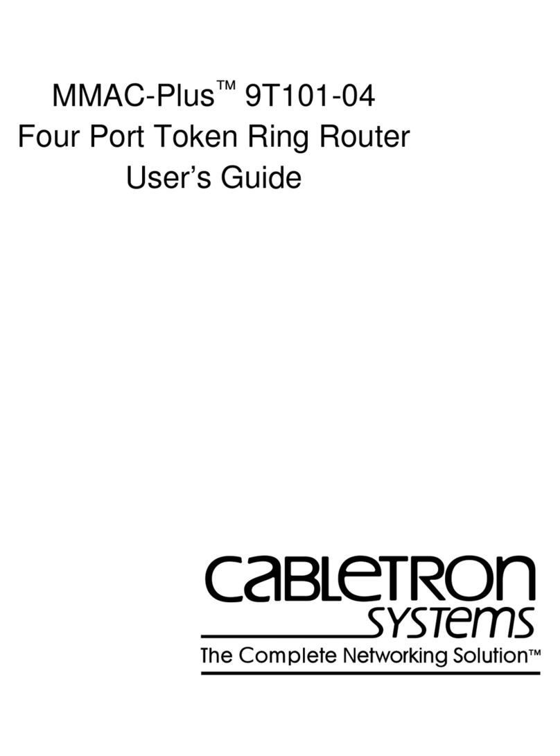 Cabletron Systems MMAC-Plus 9T101-04 User manual Cabletron Systems MMAC-Plus 9T101-04 User manual