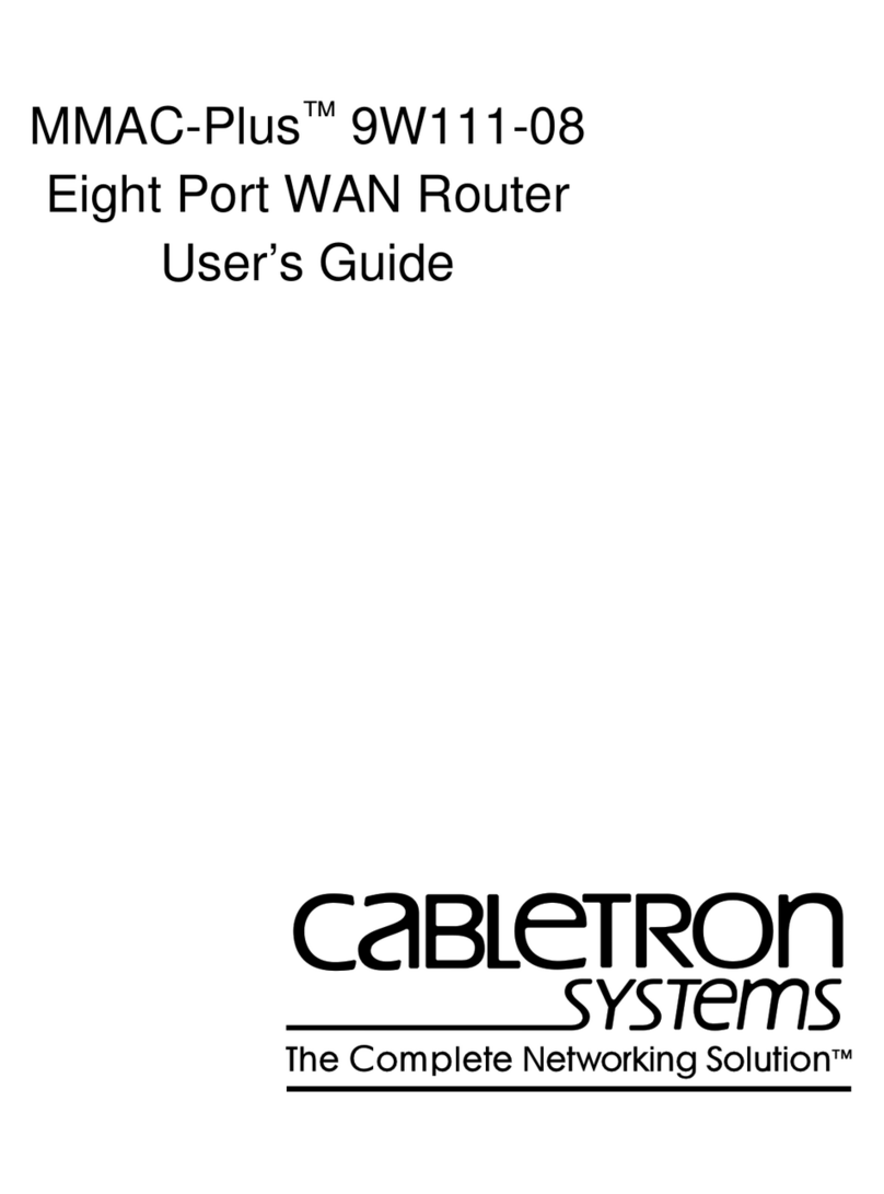 Cabletron Systems MMAC-Plus 9W111-08 User manual Cabletron Systems MMAC-Plus 9W111-08 User manual