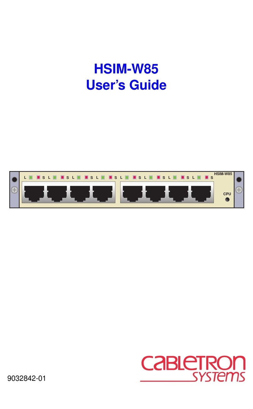Cabletron Systems W85 user guide Cabletron Systems W85 user guide