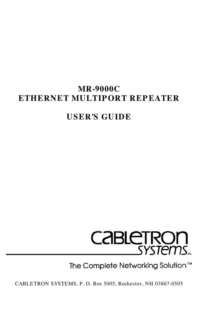Cabletron Systems MR-9000C user guide