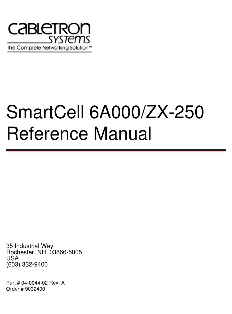 Cabletron Systems 6A000/ZX-250 User manual Cabletron Systems 6A000/ZX-250 User manual