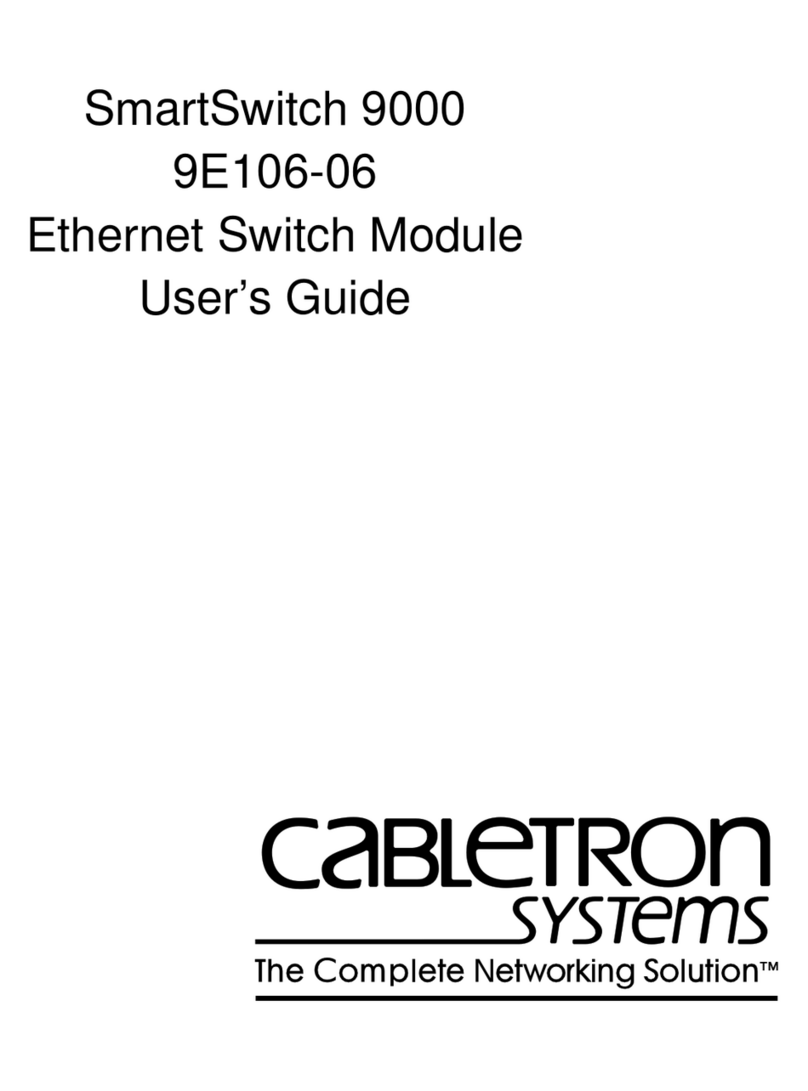 Cabletron Systems 9E106-06 User manual