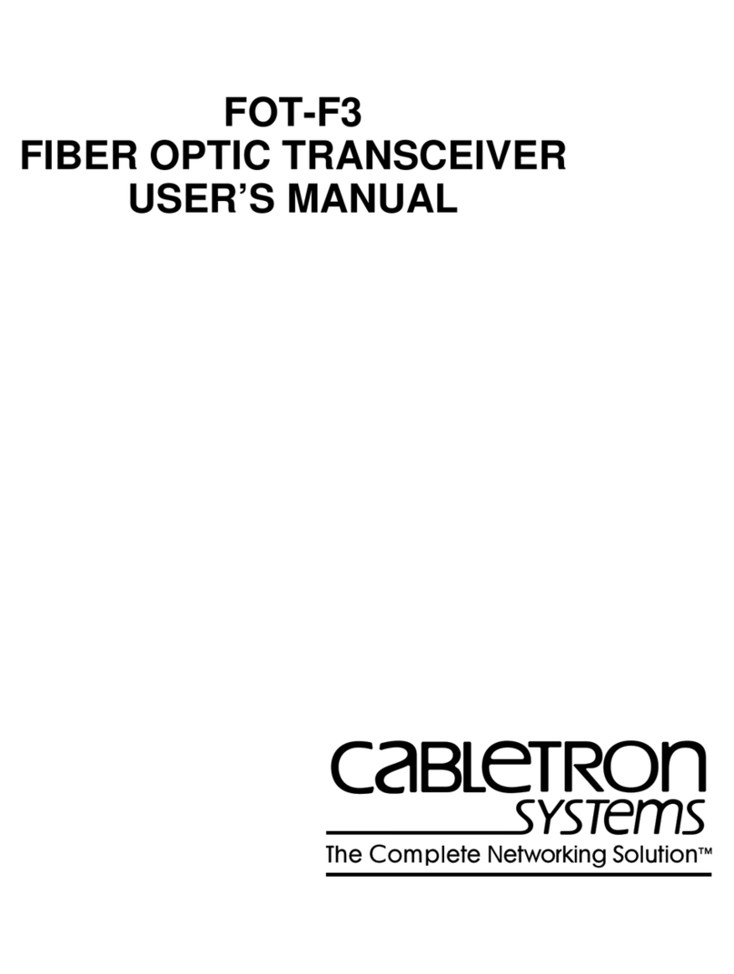 Cabletron Systems EPIM F3 User manual