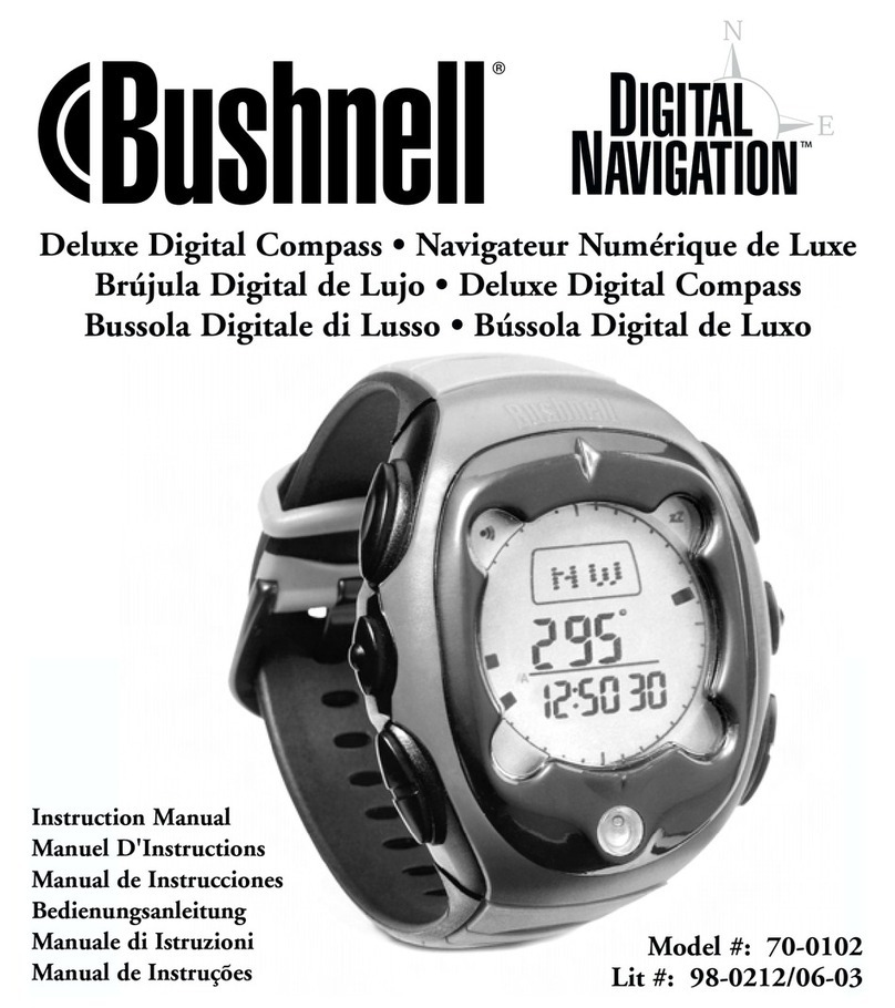 Bushnell DIGITAL NAVIGATION 70-0102 instruction manual