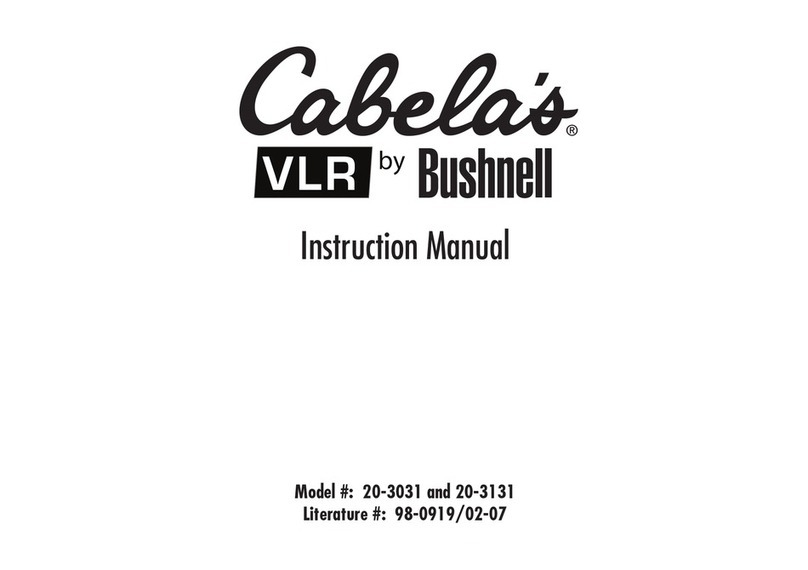 Bushnell Cabela 20-3031 instruction manual