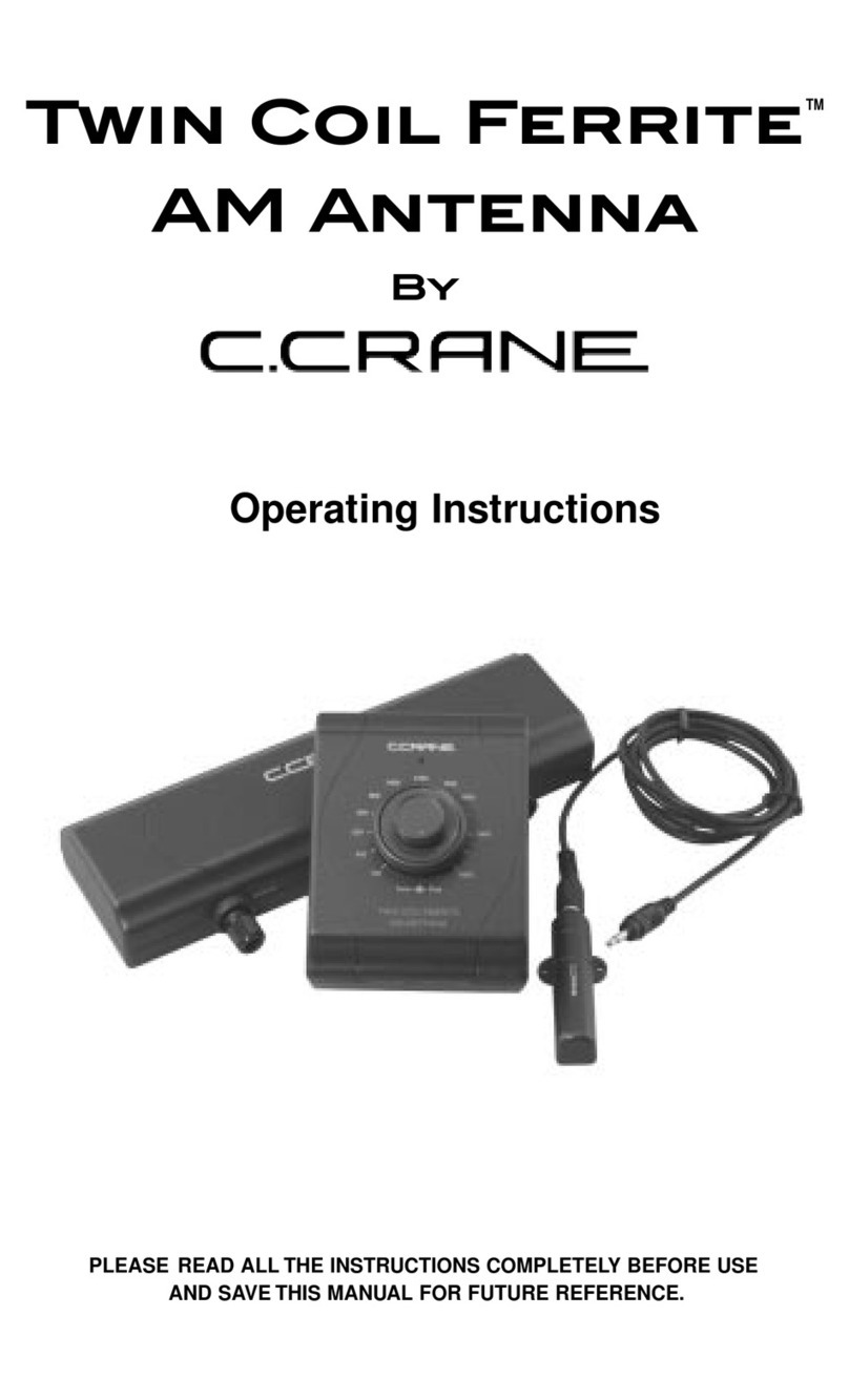 C. Crane Twin Coil Ferrite operating instructions C. Crane Twin Coil Ferrite operating instructions