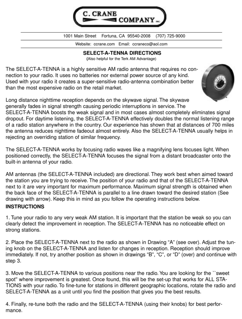 C. Crane Radio Antenna user manual