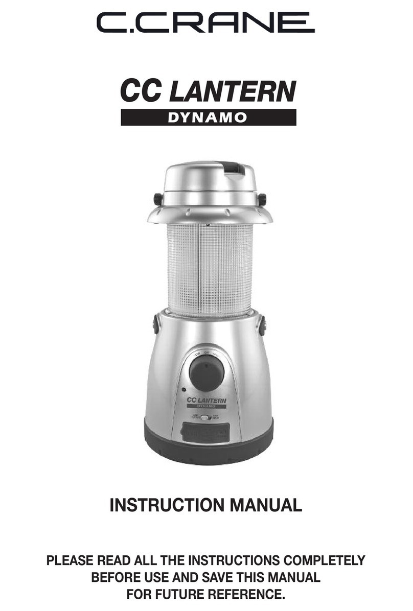 C. Crane Camping Equipment instruction manual