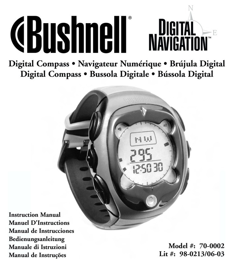 Bushnell Digital Navigation 70-0002 instruction manual