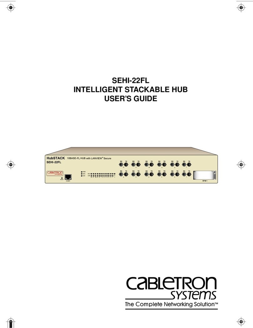 Cabletron Systems SEHI-22FL User manual