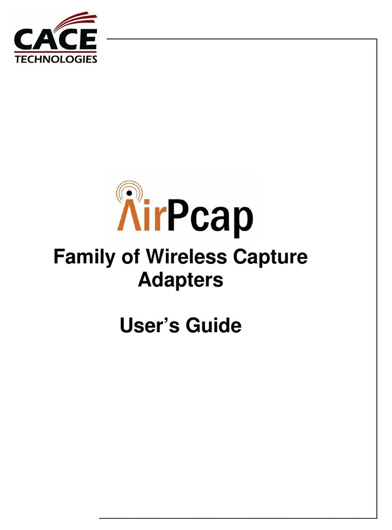 Cace Technologies AirPcap Wireless Capture Adapters user guide